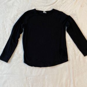 Black long sleeve Zara shirt